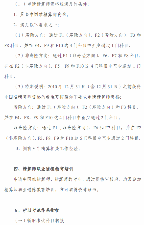 2012年春季中國(guó)精算師資格考試考生手冊(cè)