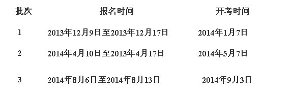 興安盟2014年度職稱計算機考試計劃安排